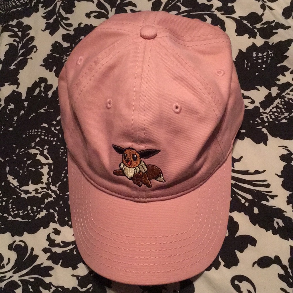 Pink Eevee baseball cap